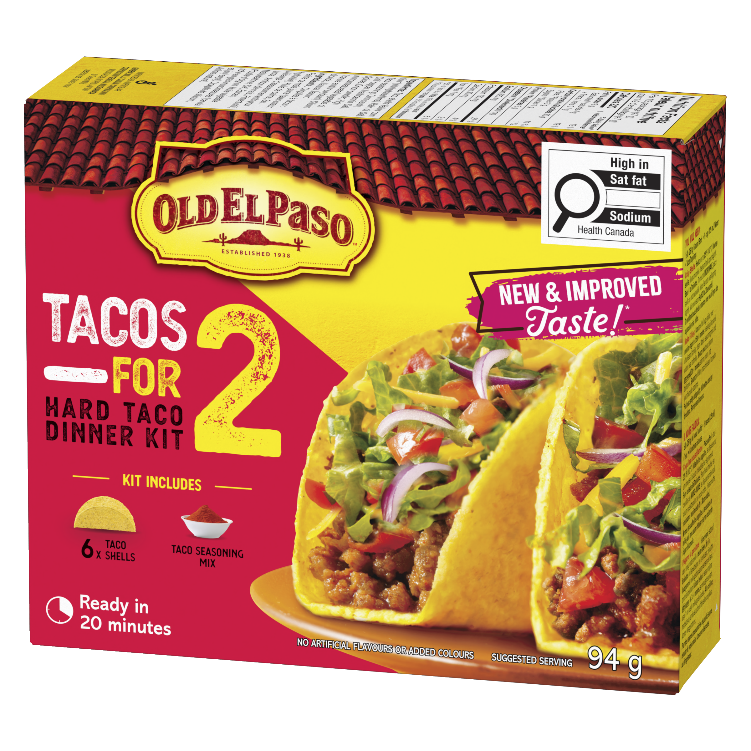 Tacos for 2 Hard Taco Dinner Kit