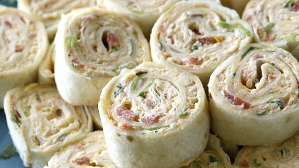 Chicken Enchilada Pinwheel Appetizers