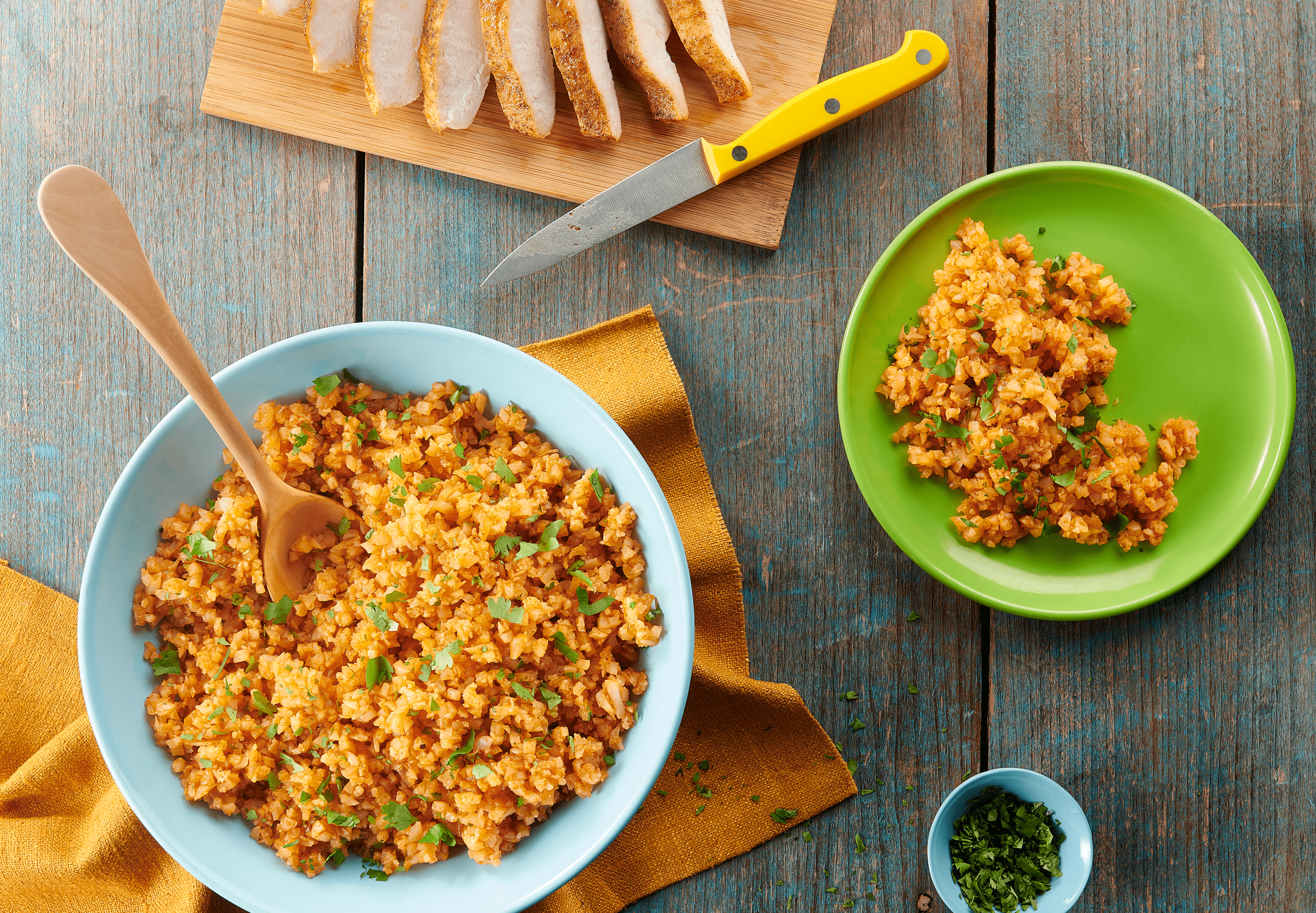 Riz espagnol au chou-fleur